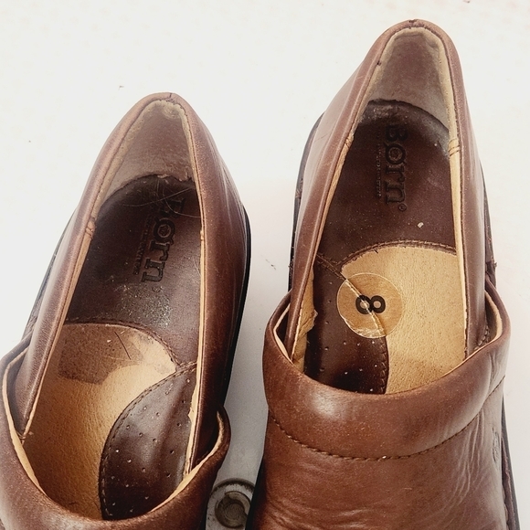 Born Slip On Clog Wedge Casual Comfort Size 8M - Picture 8 of 10